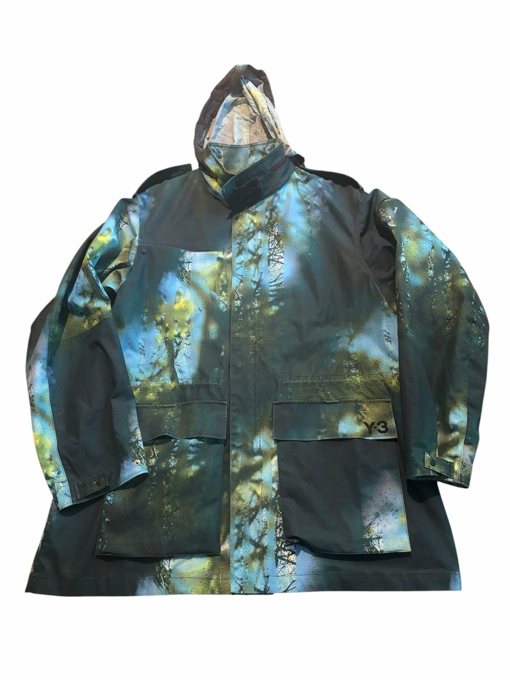 Y-3 earth print mens XL jacket